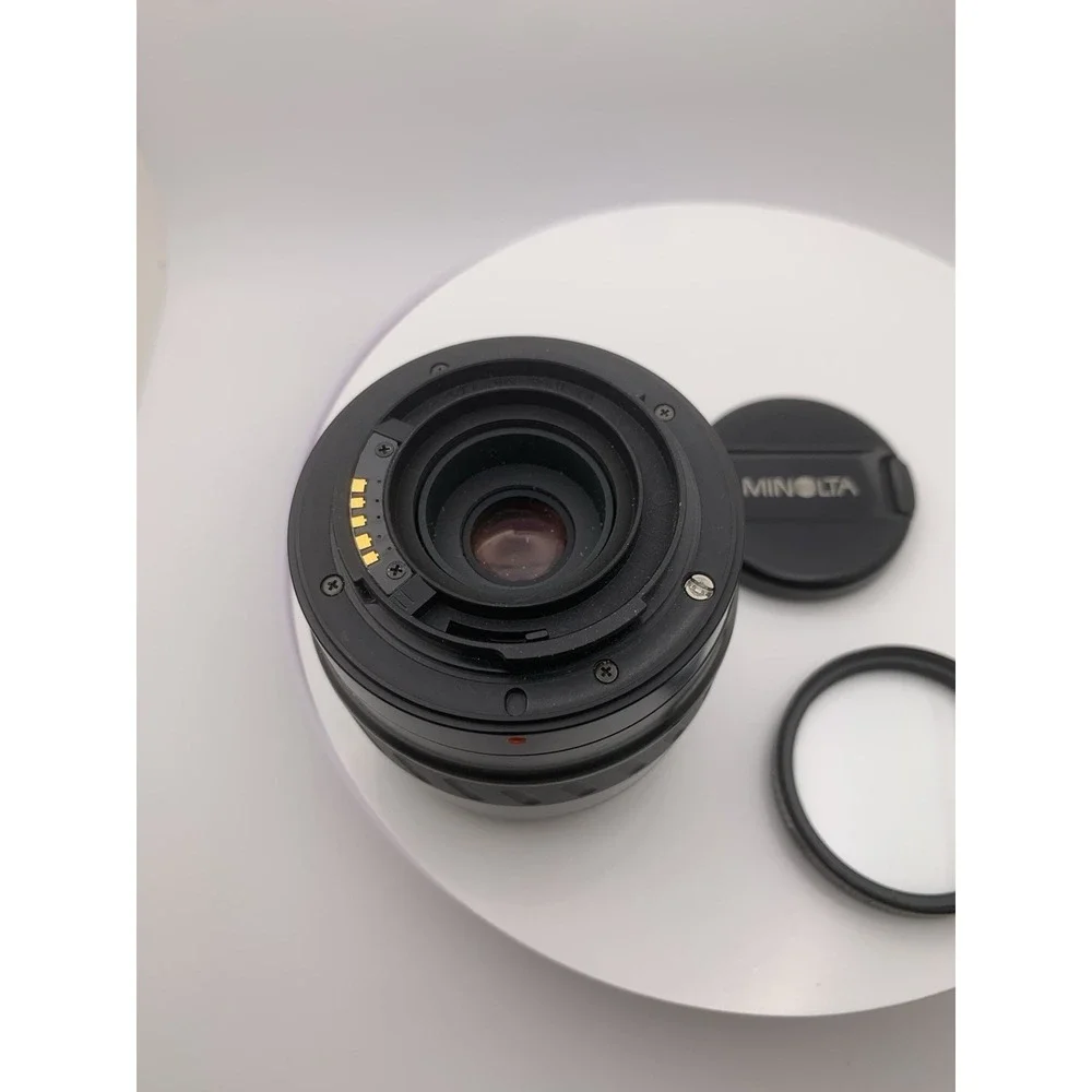 Minolta AF Zoom 35-70mm 1:3.5 (22)-4.5 Camera Lens + Tiffen 49 Mm UV Filter